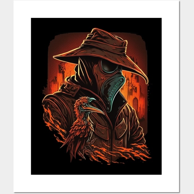 plague doctor Wall Art by Trontee